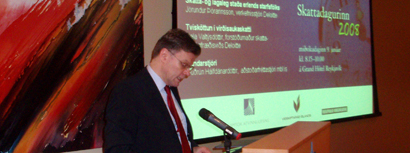 Árni M. Mathiesen, fjármálaráðherra