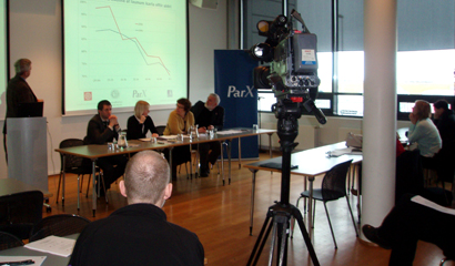 Frá blaðamannafundi 20. febrúar 2009 Frá blaðamannafundi 20. febrúar 2009