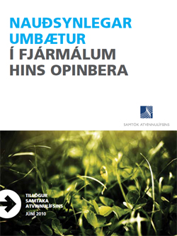 Tillögur SA að umbótum í fjármálum hins opinbera