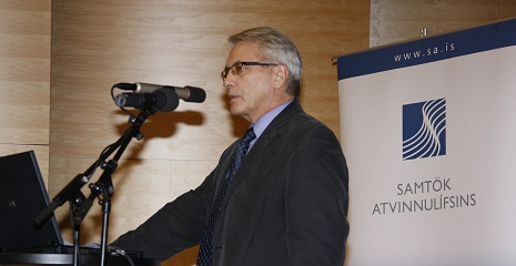 Vilmundur Jósefsson, formaður SA. Mynd Víkurfréttir