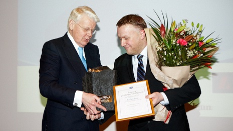 Forseti Íslands, Ólafur Ragnar Grímsson og Birkir Hólm Guðnason, framkvæmdastjóri Icelandair.