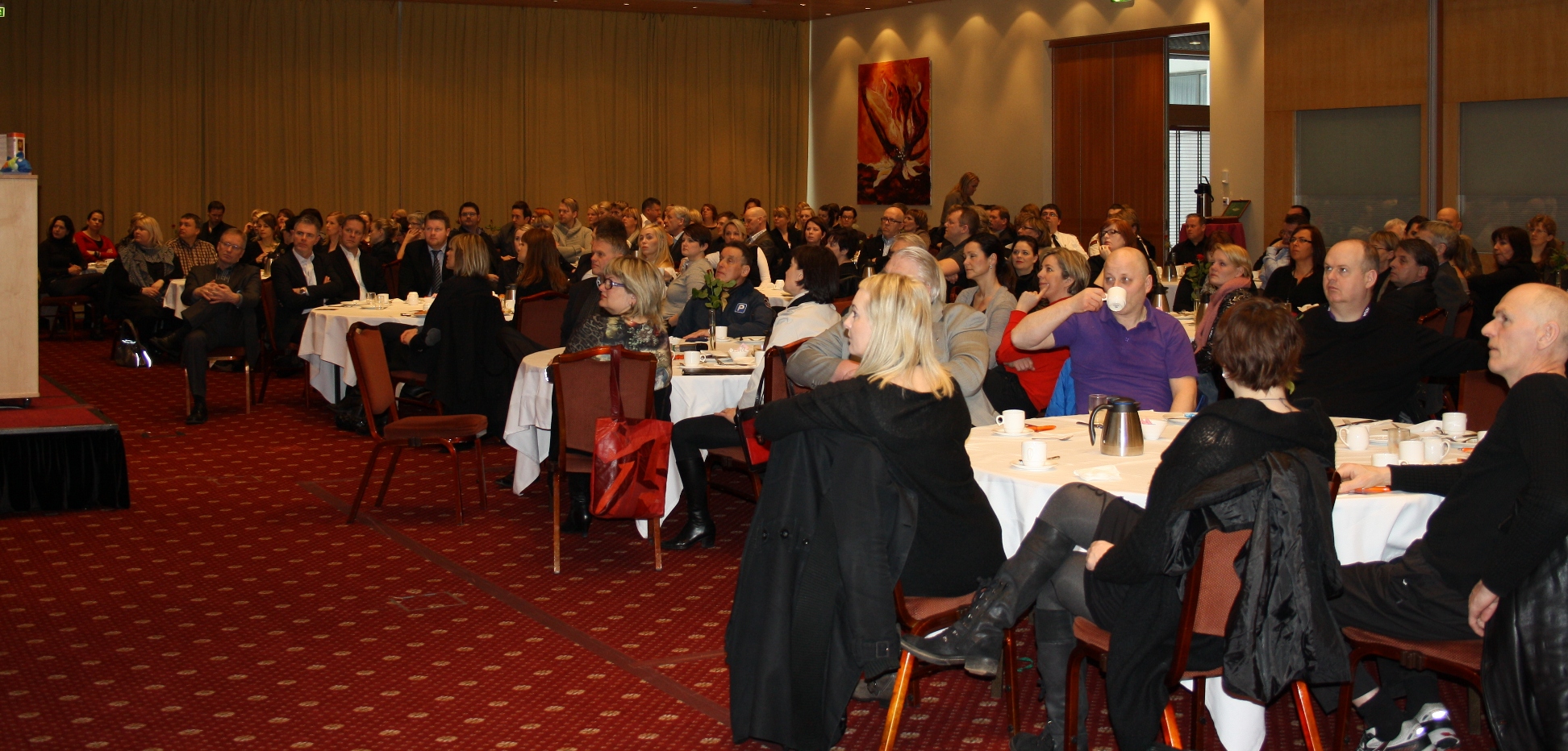 Uppselt var á ráðstefnuna á Grand Hótel Reykjavík