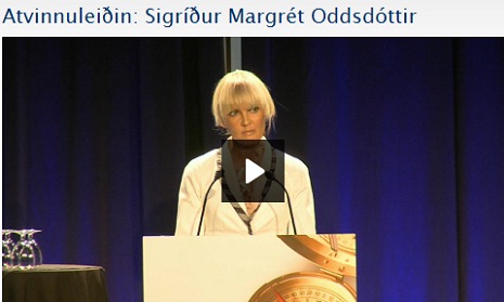 Sigríður Margrét Oddsdóttir forstjóri Já