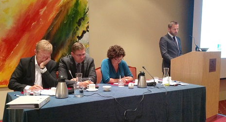 Frá umræðum á fundinum