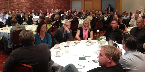 Hvert sæti var skipað á Grand Hótel Reykjavík