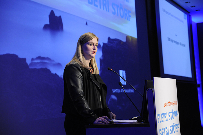 Anna Björk Bjarnadóttir á aðalfundi SA 2013